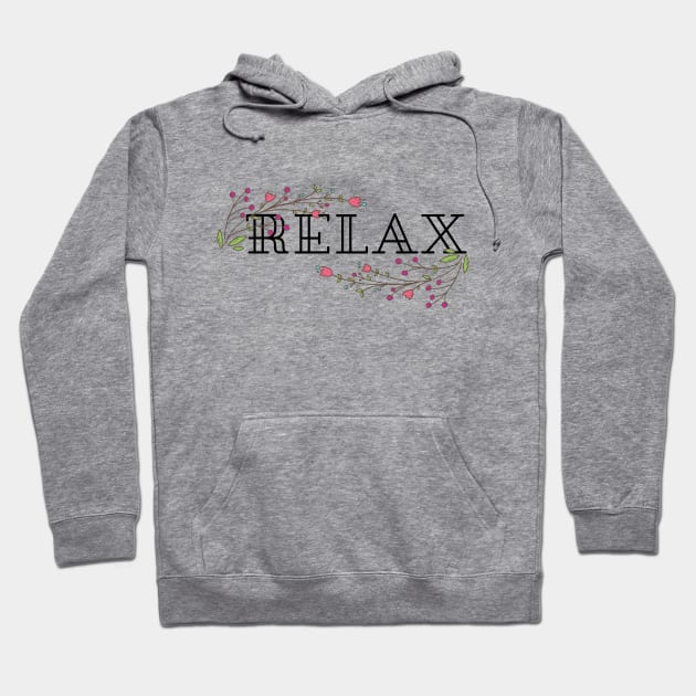 Relax – flowers Hoodie by Fireflies